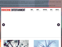 Tablet Screenshot of endocrineentertainment.com